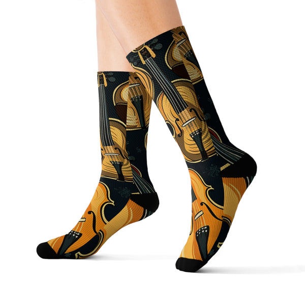 Beatific Groove Sublimation Socks