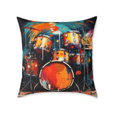 Vibe Vitality Inspirational Spun Polyester Pillow