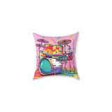 Charm Motivational Pillow Spun Polyester