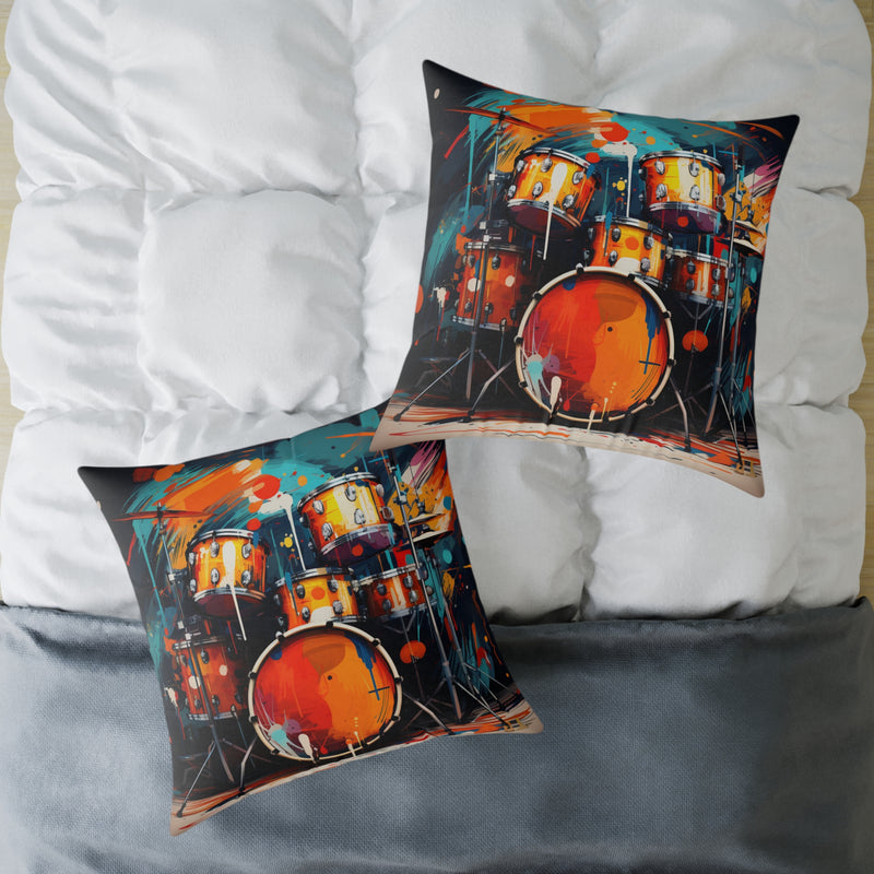 Vibe Vitality Inspirational Spun Polyester Pillow