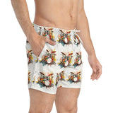 Zen Splash Motif  Swim Trunks (AOP)