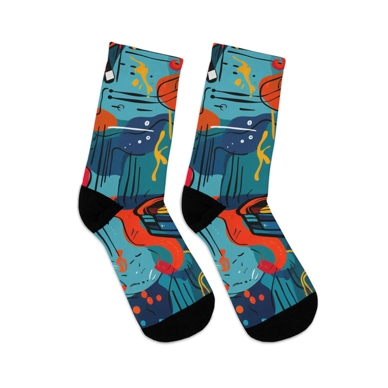 Melody Boost Sublimation Crew Socks