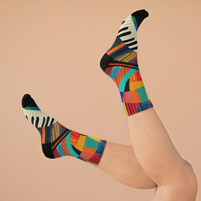 Cadence Ignite Sublimation Crew Socks