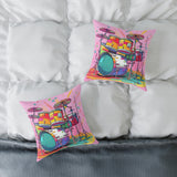 Charm Motivational Pillow Spun Polyester