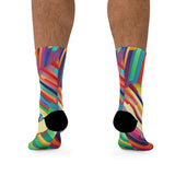 Rhythmic Revival Sublimation Crew Socks