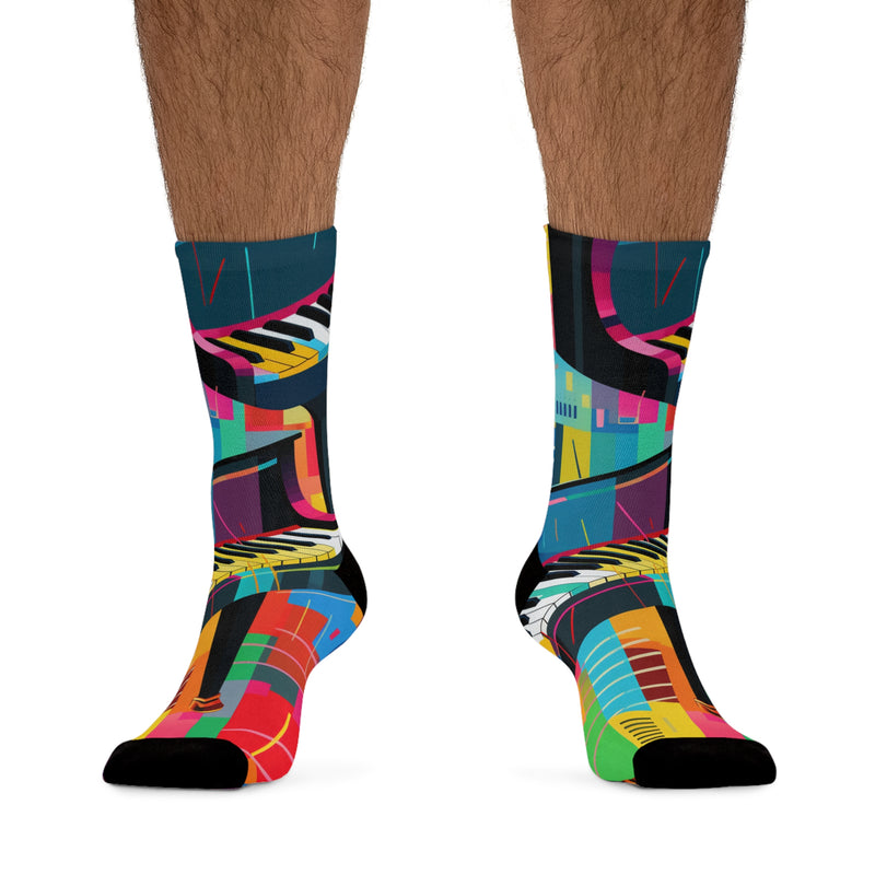 Harmony Uplift Sublimation Crew Socks