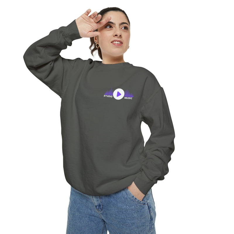 Rhythm Revival Soulful Garment-Dyed Sweatshirt