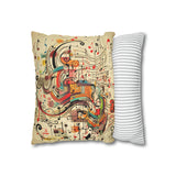 InspireMelodia Square Pillow Case