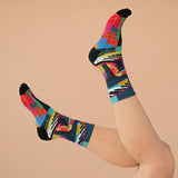 Harmony Uplift Sublimation Crew Socks