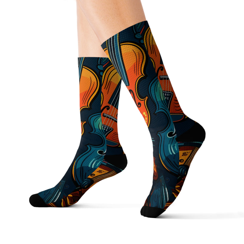 Melodic Momentum Sublimation Socks