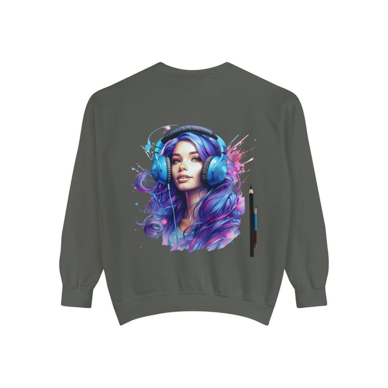 Rhythm Revival Soulful Garment-Dyed Sweatshirt