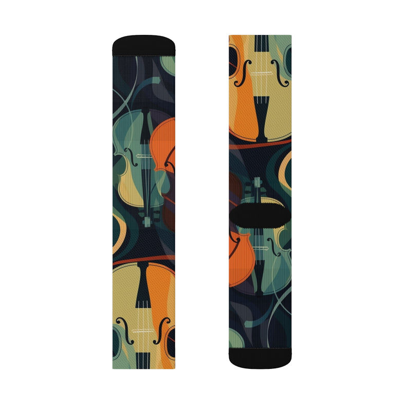 Museful Rhythm Sublimation Socks