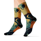 Museful Rhythm Sublimation Socks