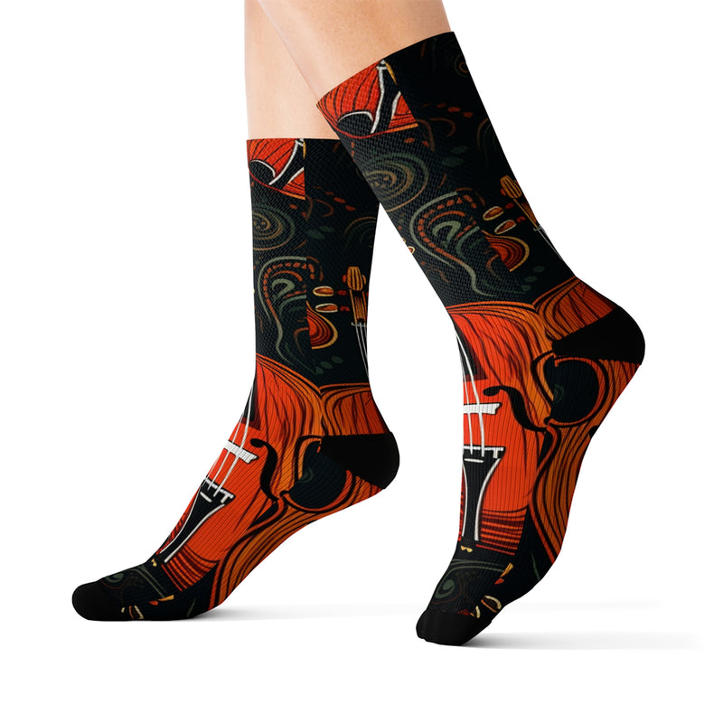 Beatific Sublimation Socks