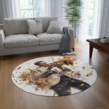 MelodicBloom Circular Uplift Round Rug