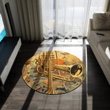 CircularMotif Melody Round Rug