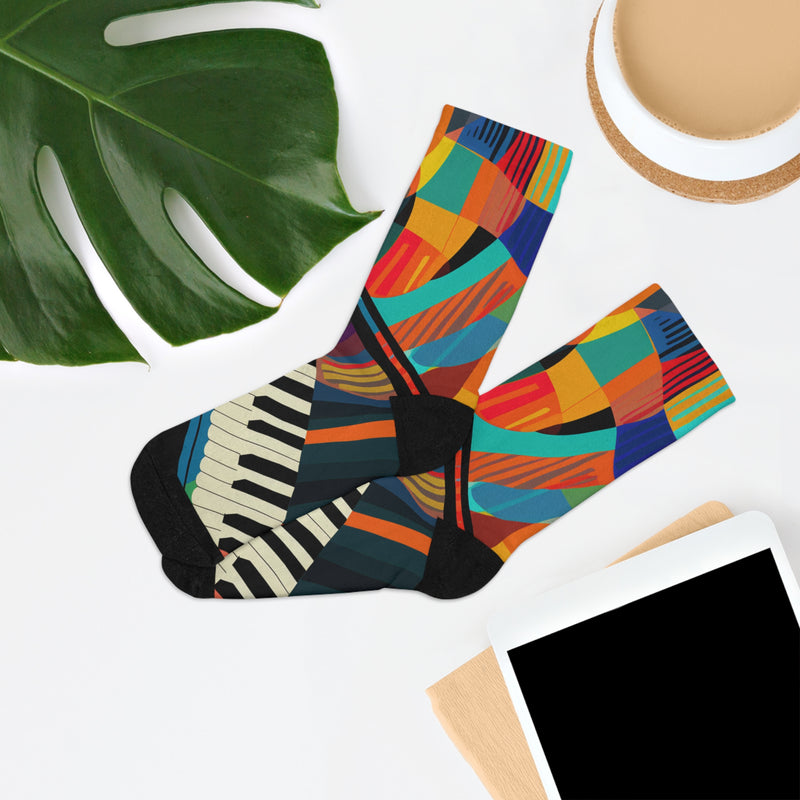 Cadence Ignite Sublimation Crew Socks