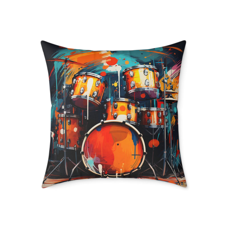 Vibe Vitality Inspirational Spun Polyester Pillow