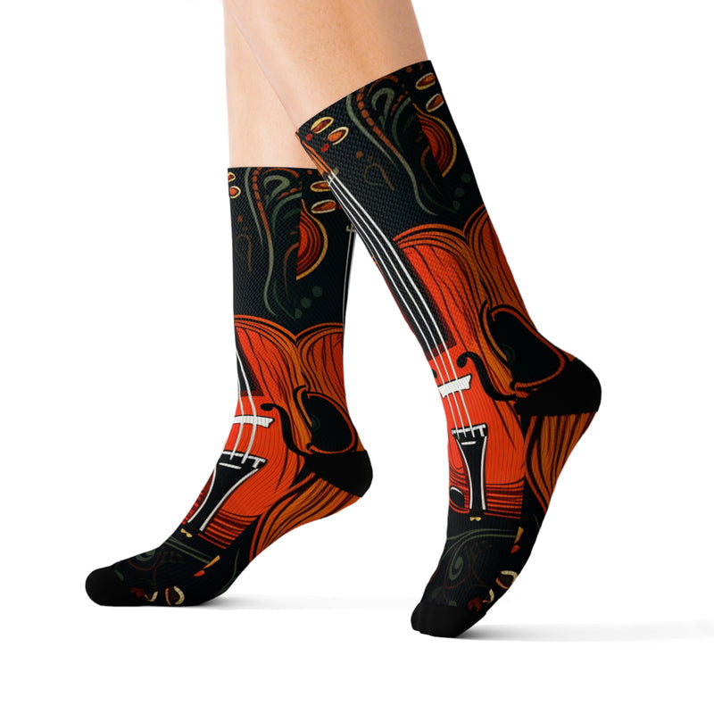 Beatific Sublimation Socks