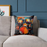 Vibe Vitality Inspirational Spun Polyester Pillow