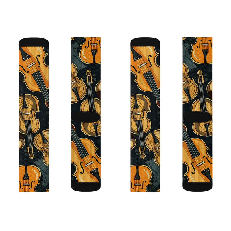 Beatific Groove Sublimation Socks