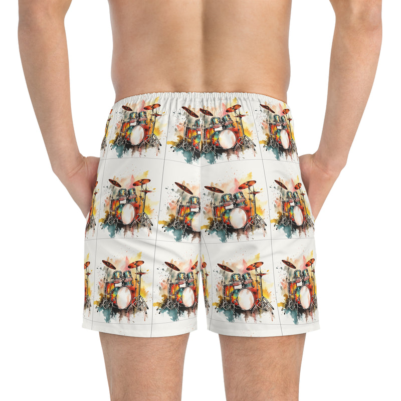 Zen Splash Motif  Swim Trunks (AOP)