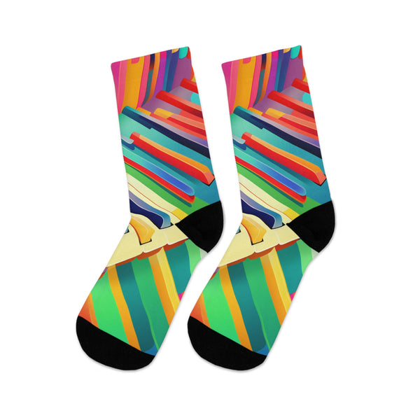 Rhythmic Revival Sublimation Crew Socks