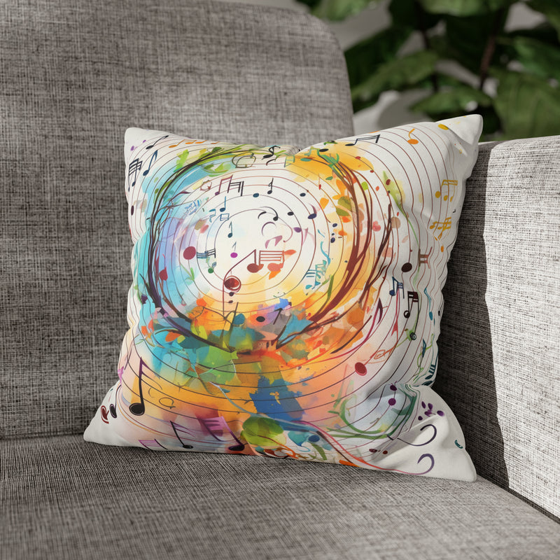 LyricPulse Square Pillow Case