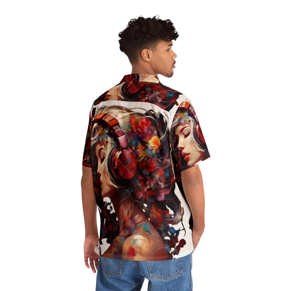 GrooveHarbor Uplifting Hawaiian Shirt (AOP)