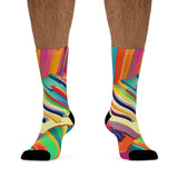 Rhythmic Revival Sublimation Crew Socks