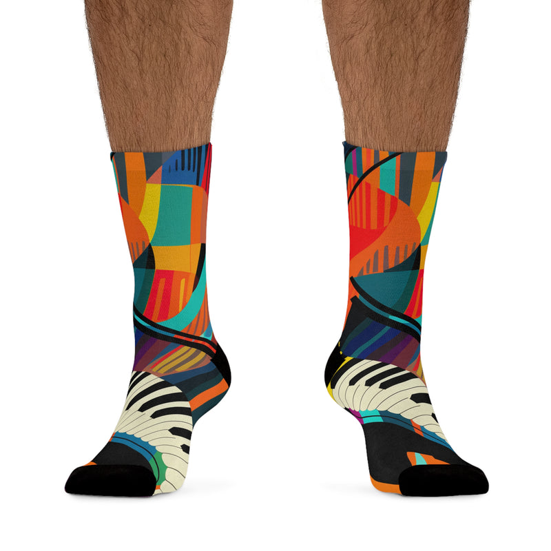 Cadence Ignite Sublimation Crew Socks