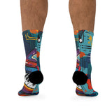 Melody Boost Sublimation Crew Socks