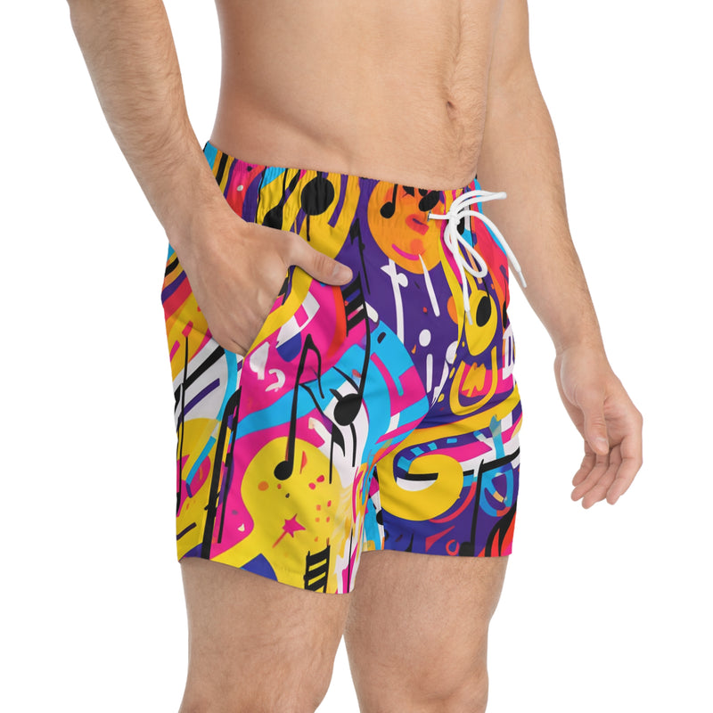 Sonic Soar Ocean Swim Trunks (AOP)