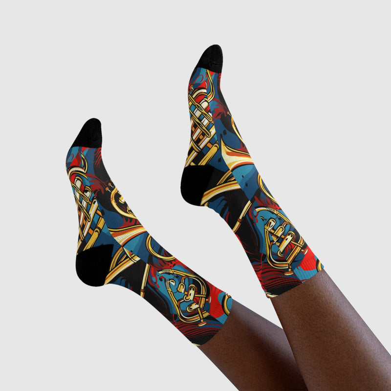 Musical Momentum Sublimation Crew Socks (EU)