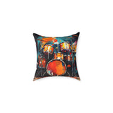 Vibe Vitality Inspirational Spun Polyester Pillow