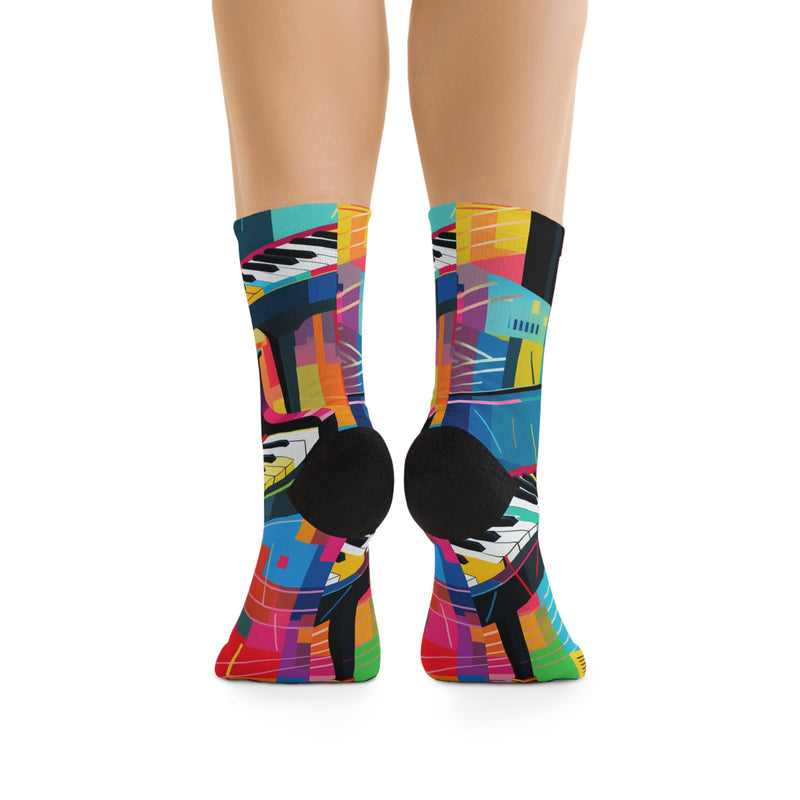 Harmony Uplift Sublimation Crew Socks