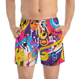 Sonic Soar Ocean Swim Trunks (AOP)