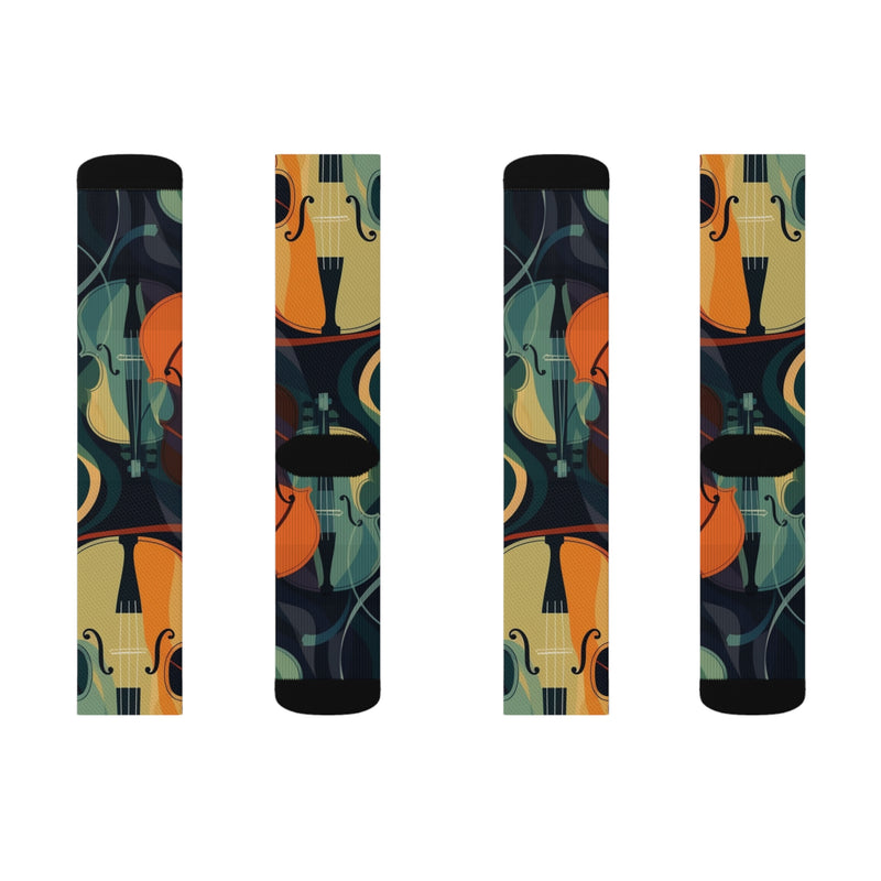 Museful Rhythm Sublimation Socks