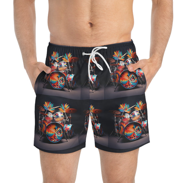 Aquatic Anthem Swim Trunks (AOP)