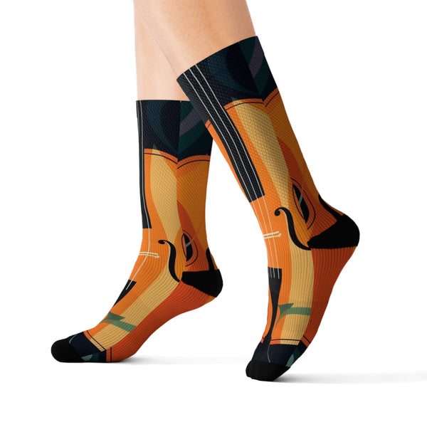 Museful Rhythm Sublimation Socks